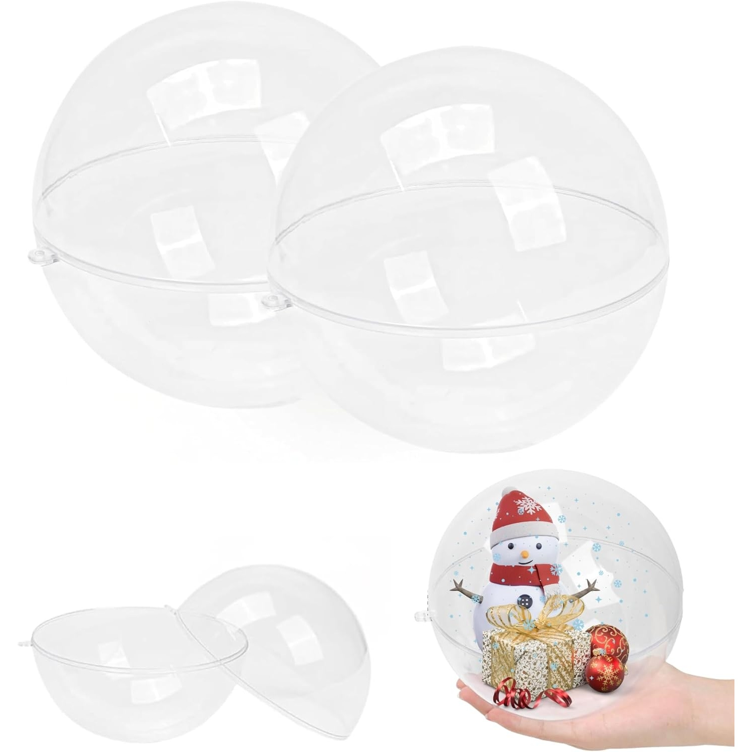 Dome Mold Clear - Boule décorative transparente remplissable, dôme en