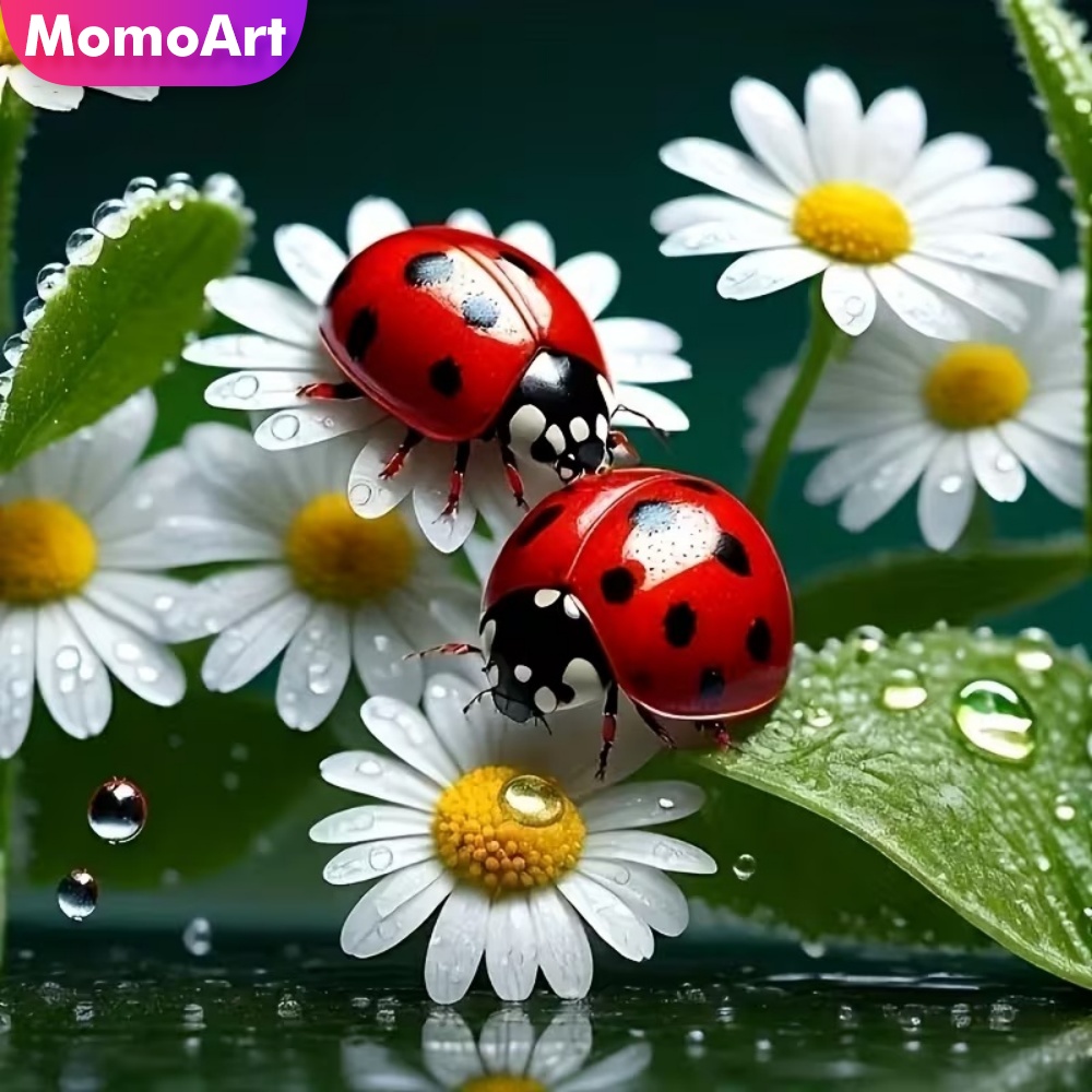 Resin Craft For Beginners - Momoart Peinture Diamant Coccinelle Motif Animal