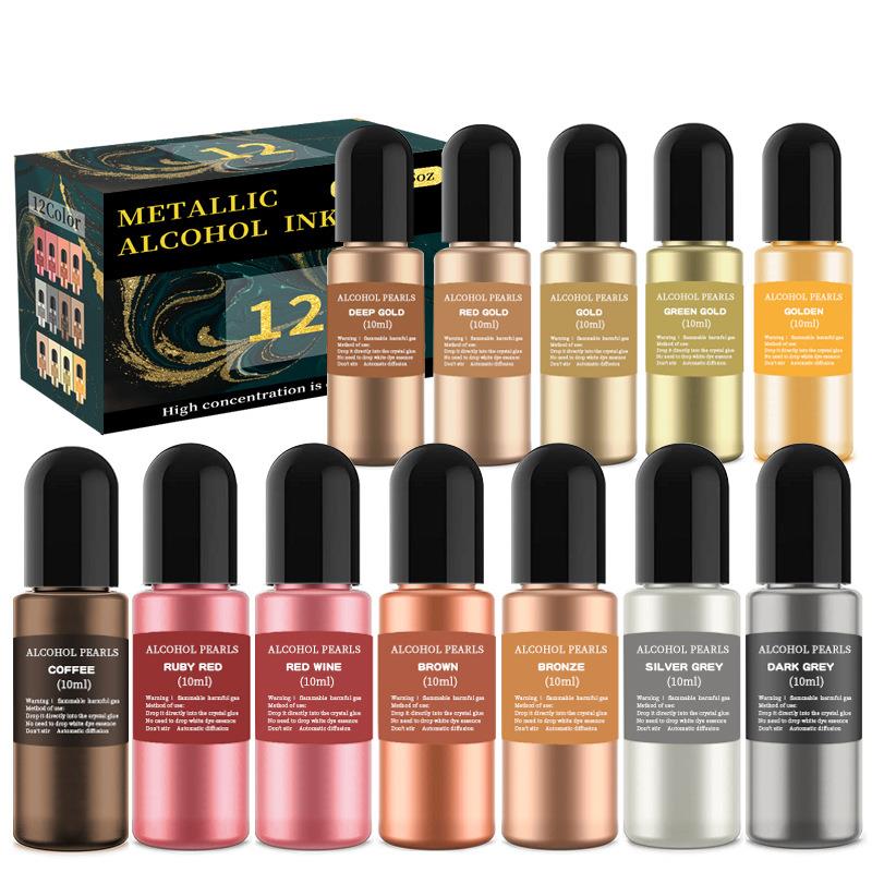 Resin Pigment Set - 1 ensemble de Kit de pigments