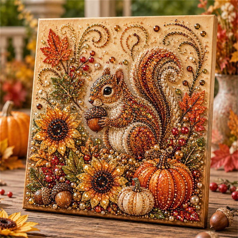 Resin Craft For Beginners - Kit de Peinture Diamant Perle Automne,