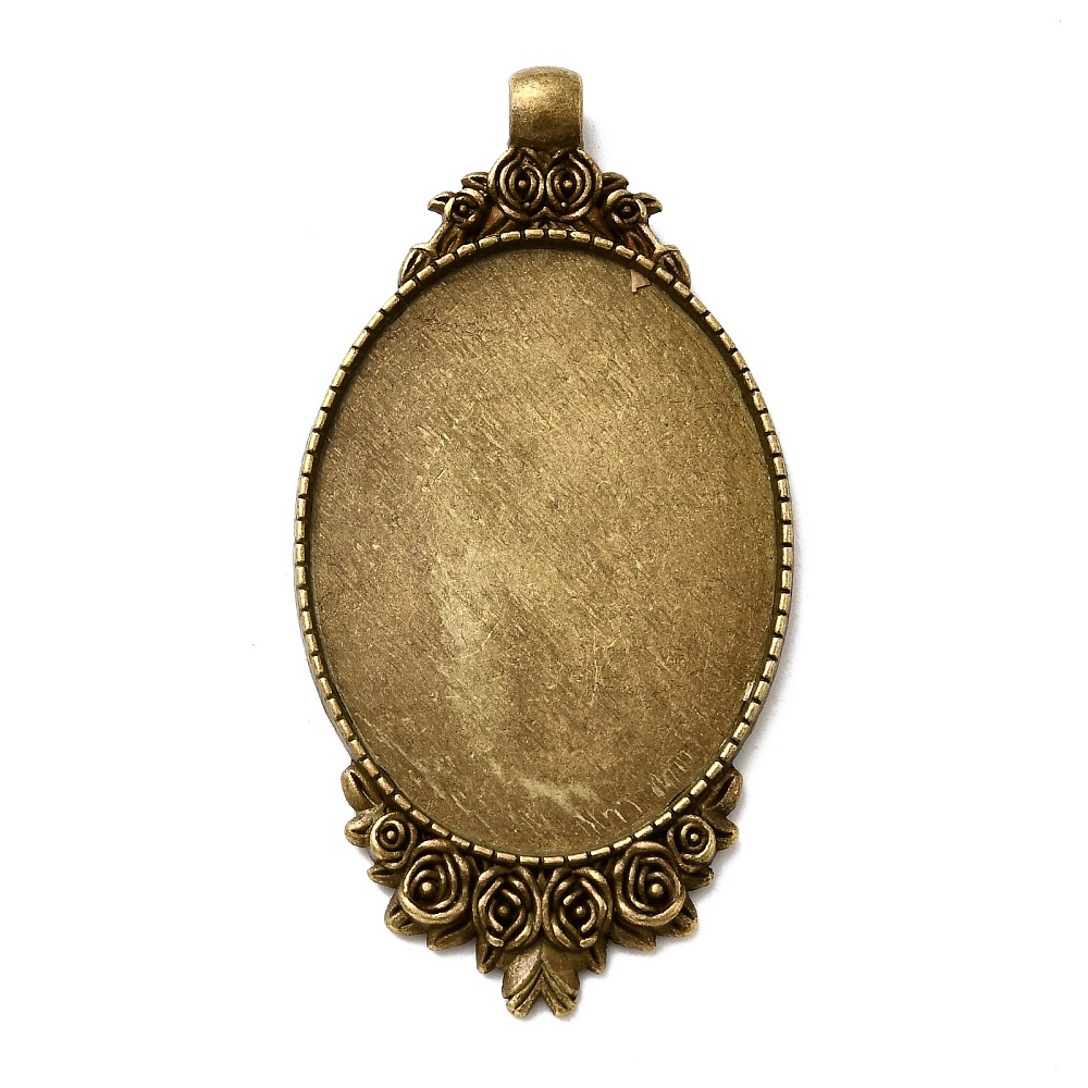 Bezels Set Pendant - 10 pièces de cabochons vierges en