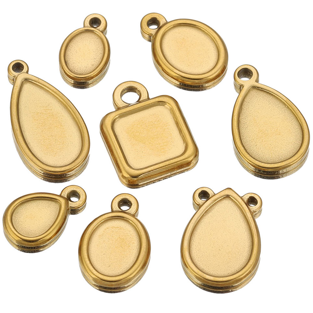 Resin Craft Projects - 5 pièces de supports de pendentifs