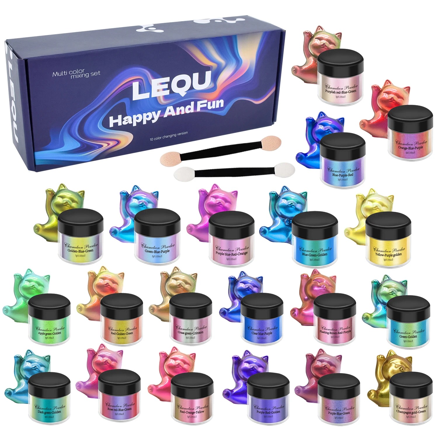 Resin Pigment Set - Un ensemble de poudre de chrome