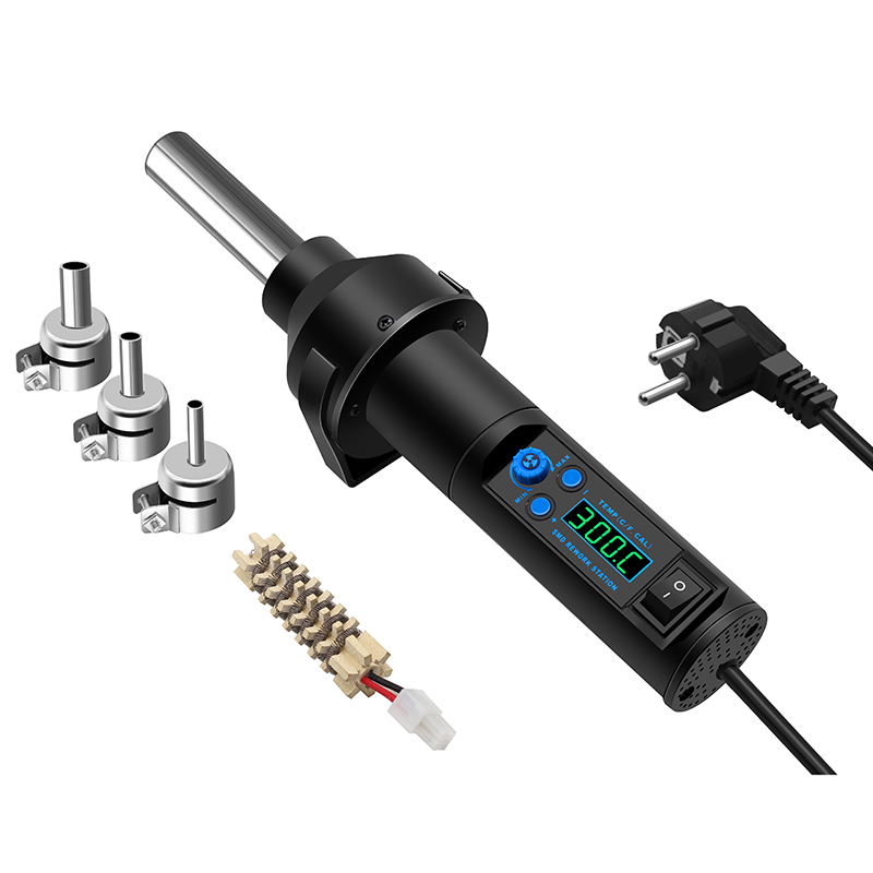 Heat Gun Small - Pistolet thermique électrique 8032D, affichage numérique,