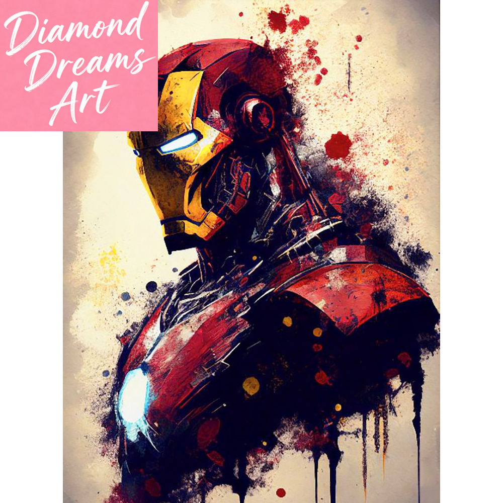Resin Craft Kit - Kit de peinture diamant DIY Marvel,