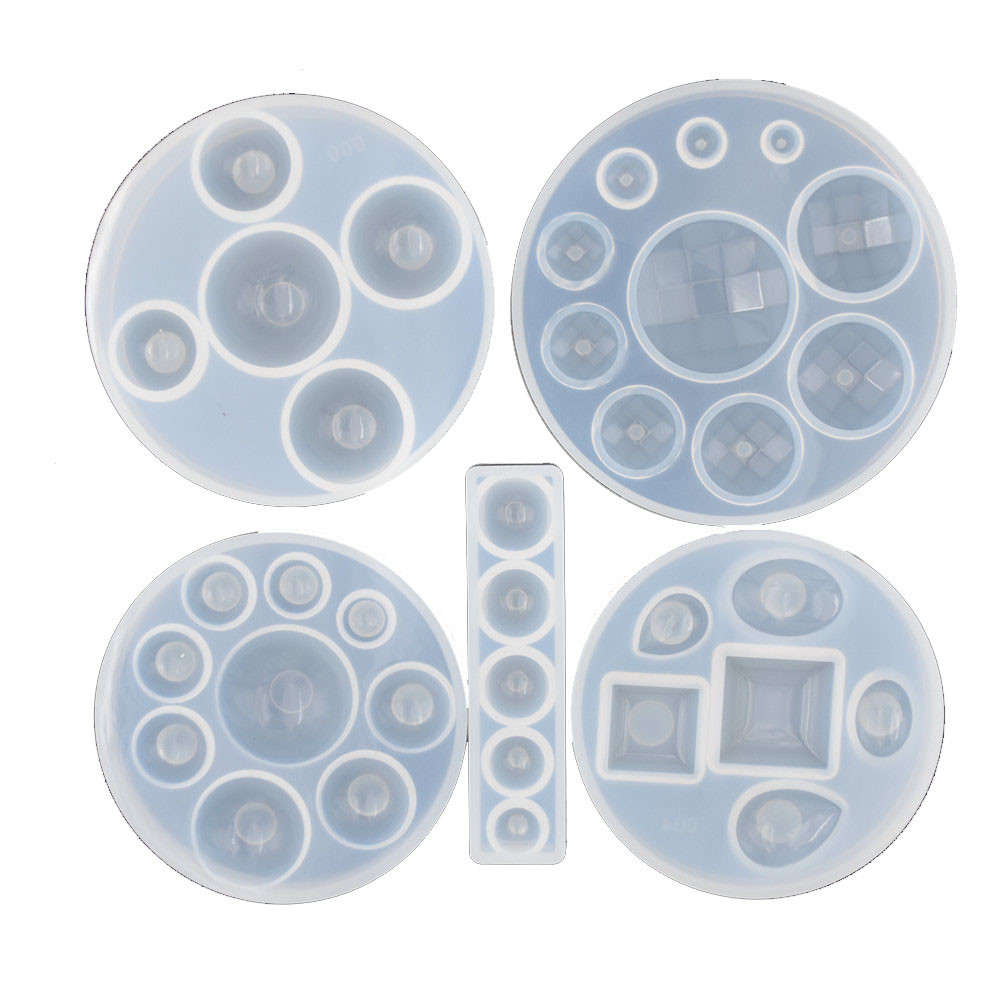 Resin Ocean Wave Mold - Moule en Silicone demi-boule, perles de