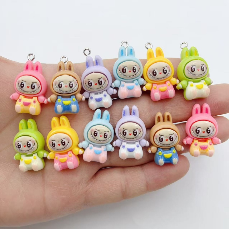 Resin Craft Projects - 10 Breloques en résine Kawaii Lapin