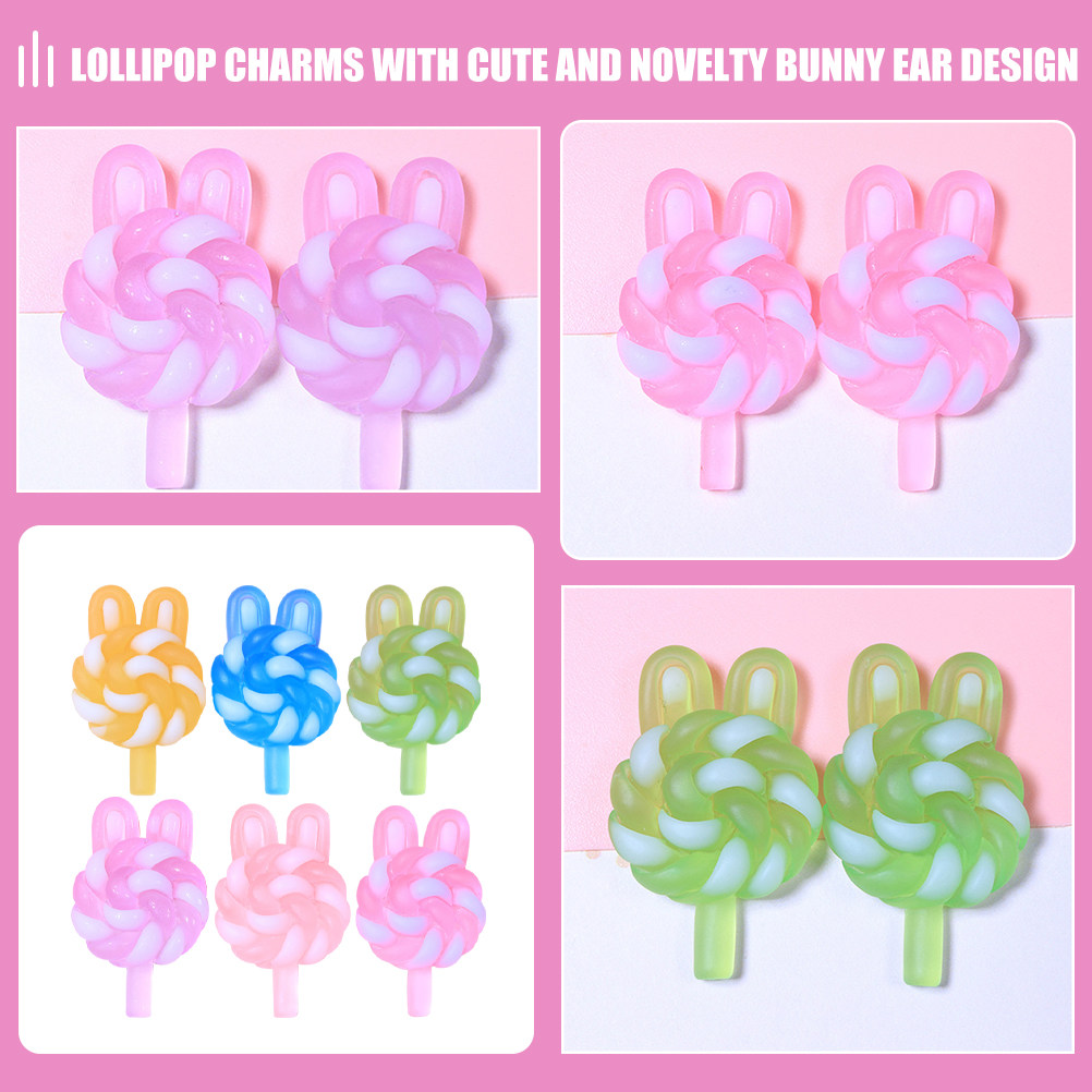 24 Breloques Sucettes Mignonne - Resin Crafts Diy avis et prix