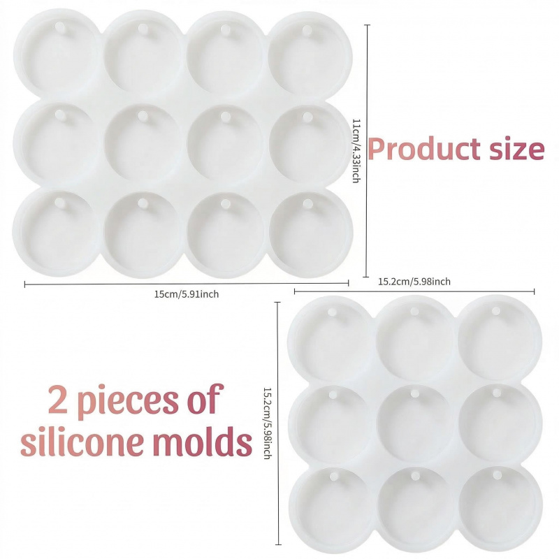 2 moules à porte-clés en résin - Mixing Cup Silicone avis et prix