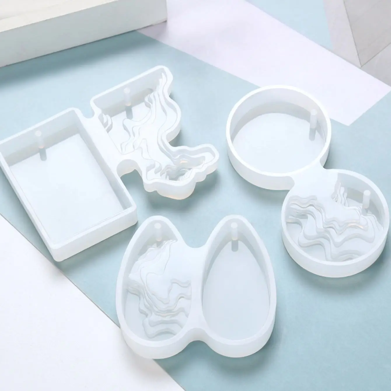 Goutte d'eau ronde faite à la  - Resin Ocean Wave Mold avis et prix