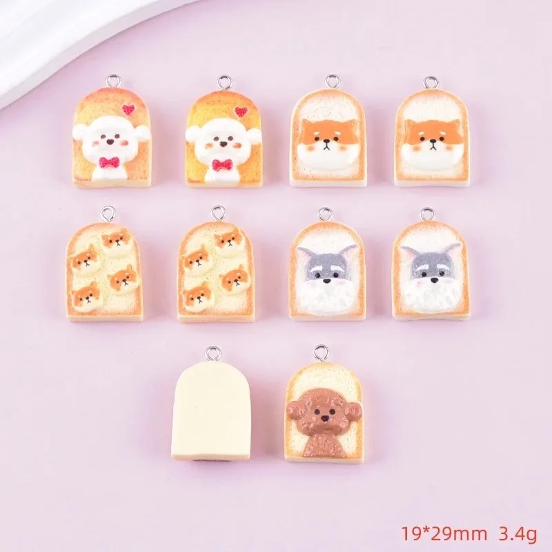 10 pendentifs en résine en for - Resin Craft Material avis et prix