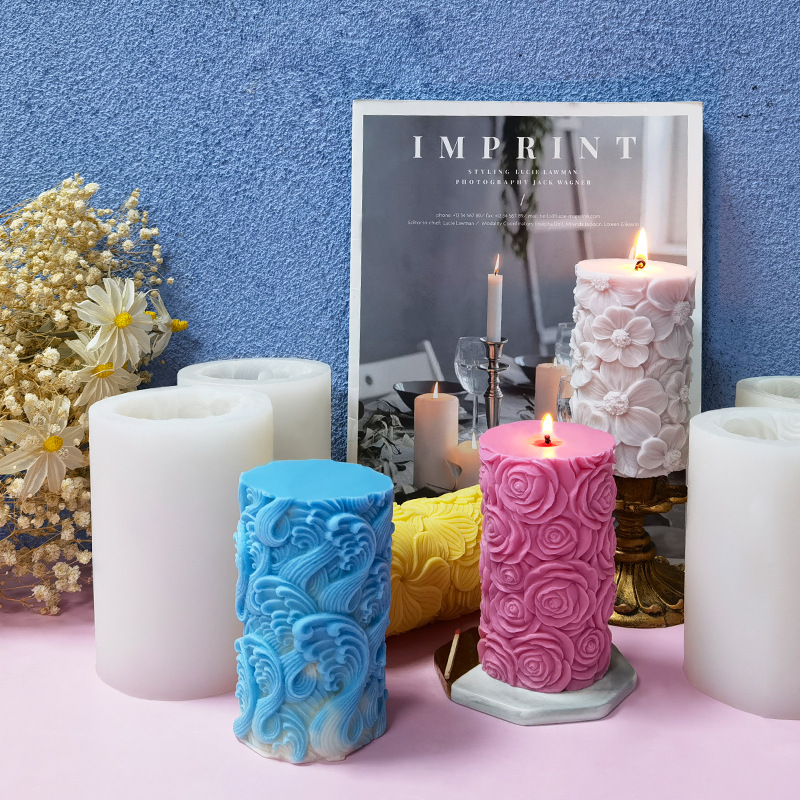 Moule en silicone cylindrique  - Resin Ocean Wave Mold avis et prix
