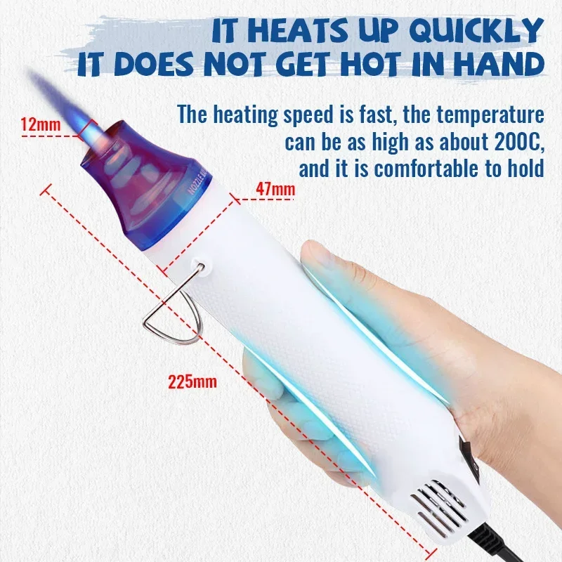 Pistolet à Air chaud 300W 220V - Heat Gun Small avis et prix