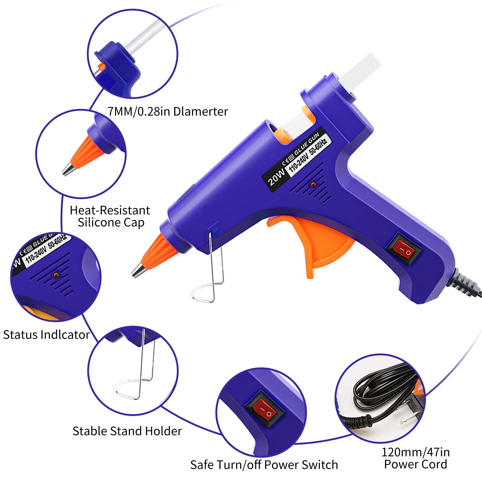 Pistolet à colle thermofusible - Heat Gun Small avis et prix
