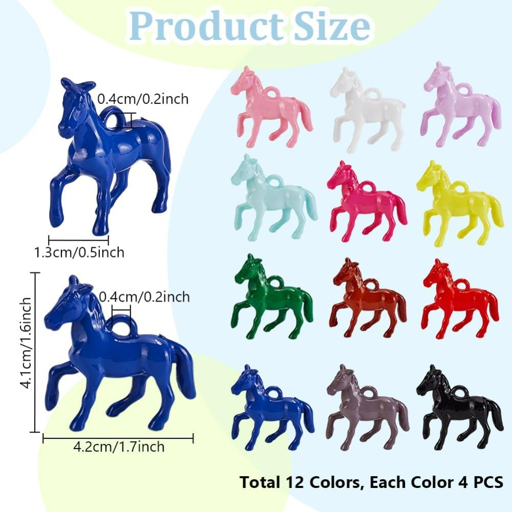 48 pièces pendentifs acrylique - Crafting Resin avis et prix