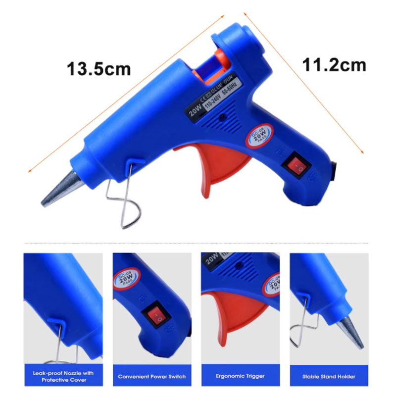Pistolet à colle prise ue 20W. - Heat Gun Small avis et prix