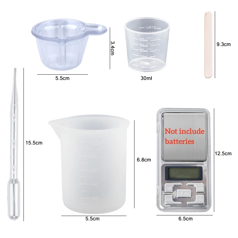 Kit de résine époxy transparen - Mixing Cup Silicone avis et prix