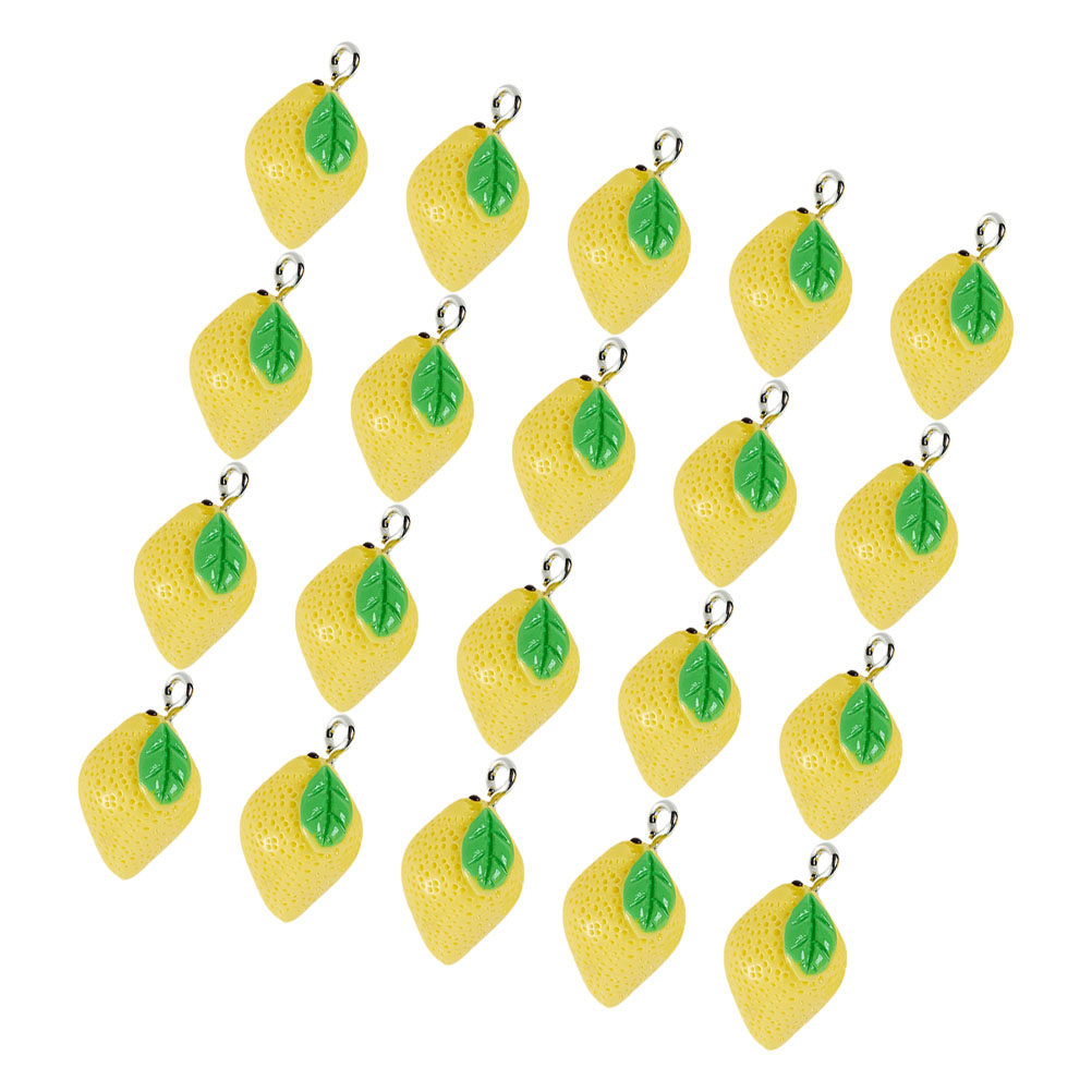 20 Breloques Citron en Résine, - Resin Crafts Diy avis et prix