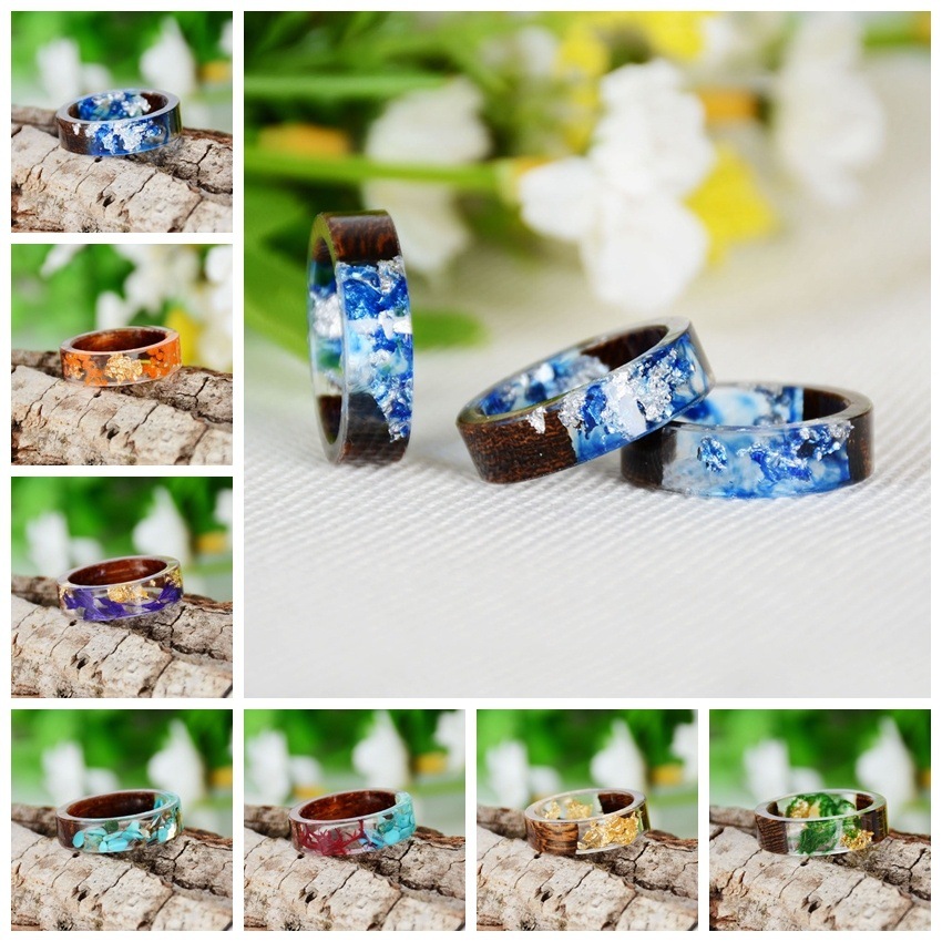 Bague créative en résine de bo - Dried Flower Bulk avis et prix