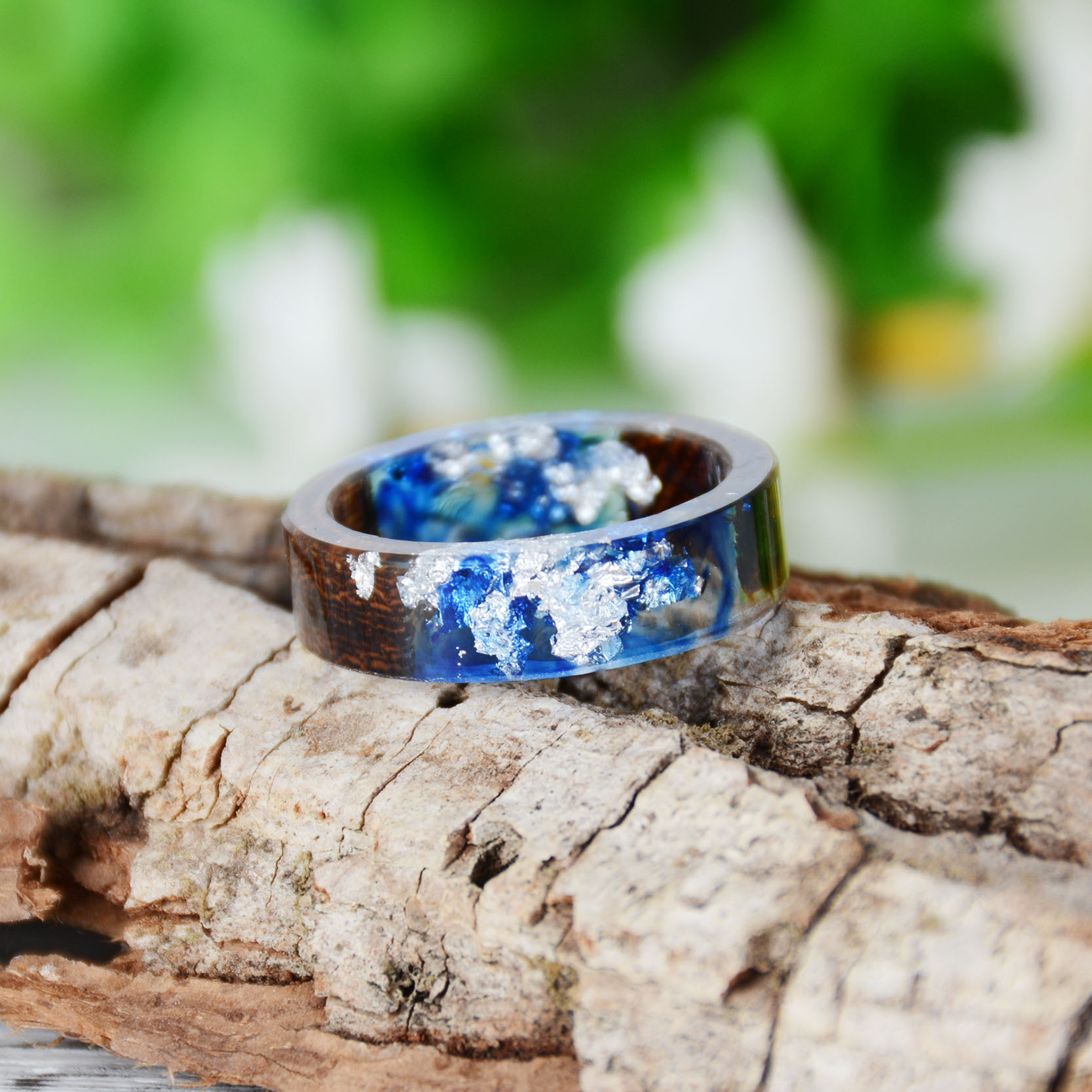 Bague créative en résine de bo - Dried Flower Bulk avis et prix