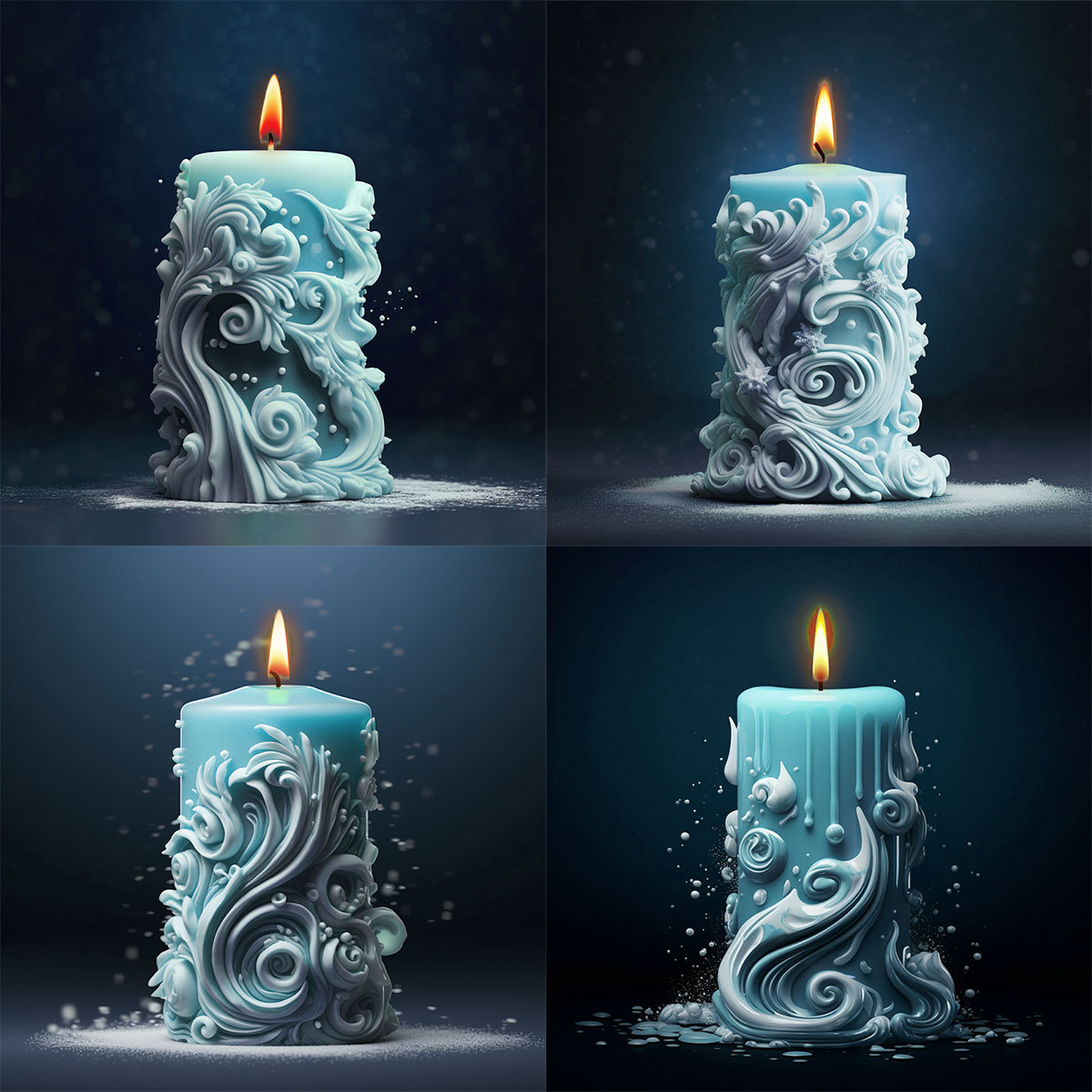 Moule à bougie cylindrique en  - Resin Ocean Wave Mold avis et prix