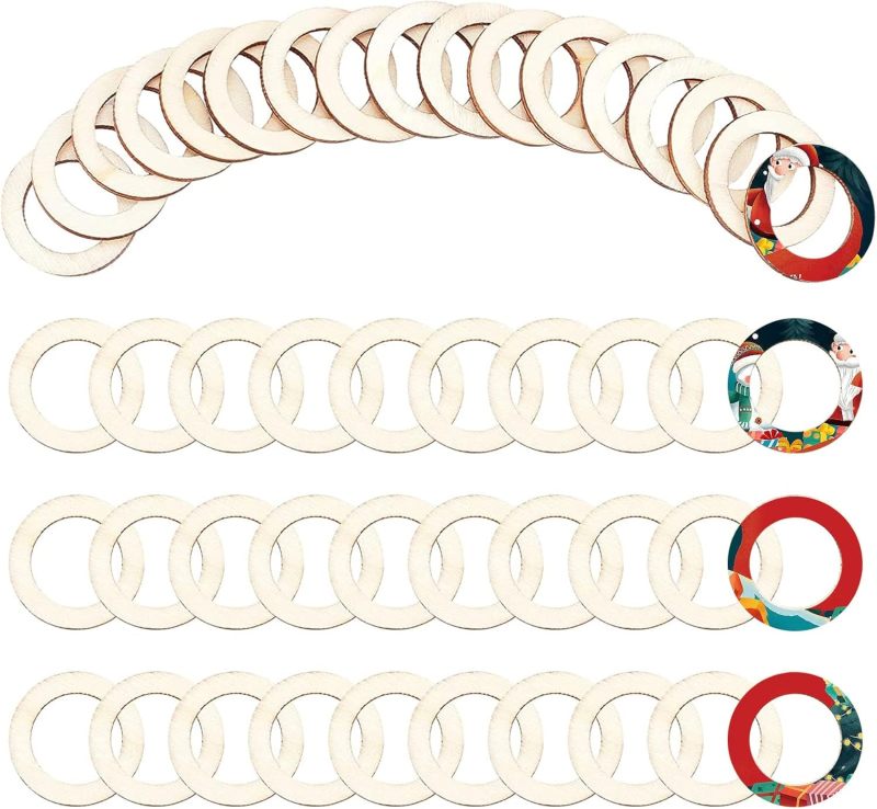 Anneaux en bois naturel non fi - Wood Ring Blank avis et prix