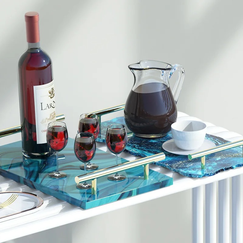 Plateau en résine époxy, moule - Silicone Mold Tray avis et prix