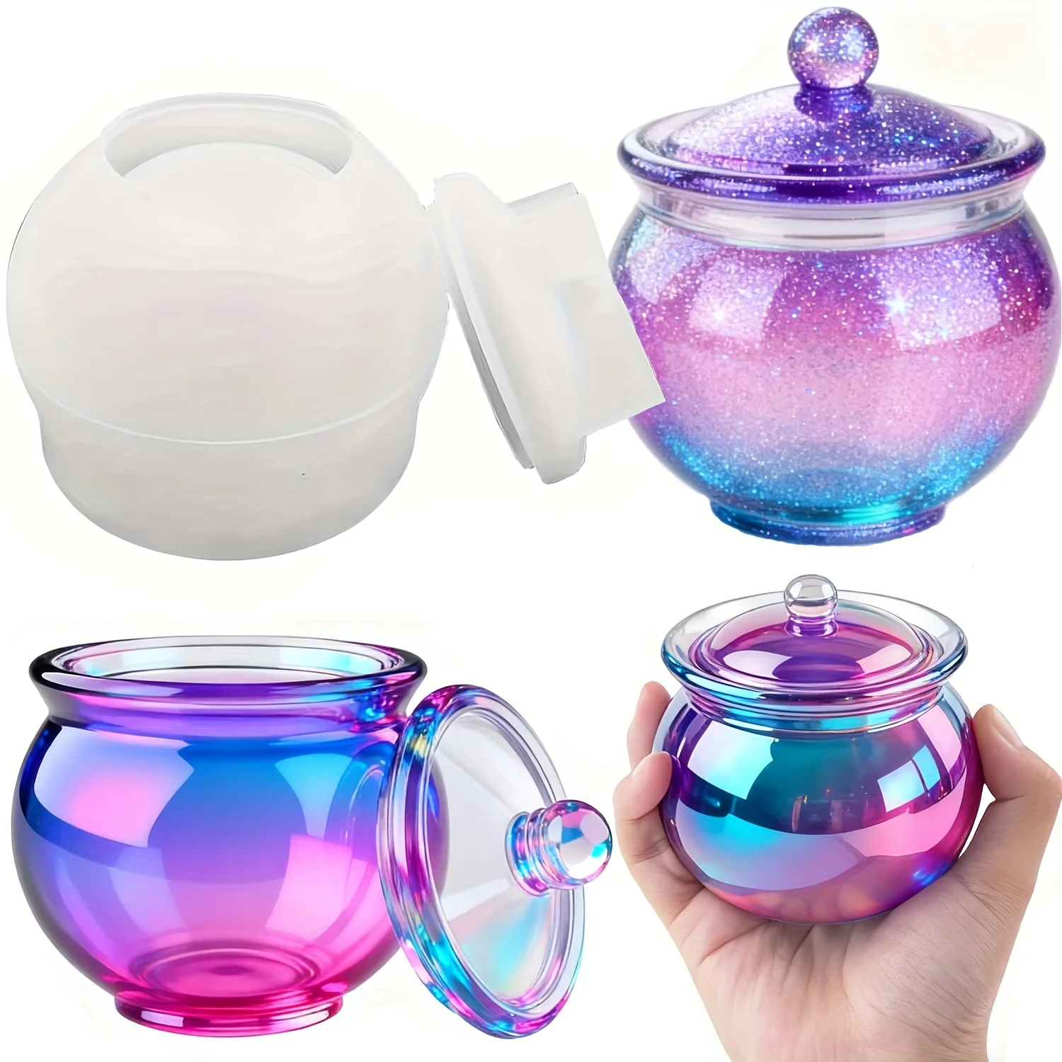 1 jeu de moules ronds en résin - Resin Jewelry Kit avis et prix